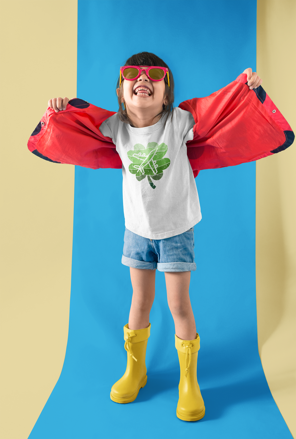 St. Patrick's Clover Plane Youth T-Shirt (Copy)