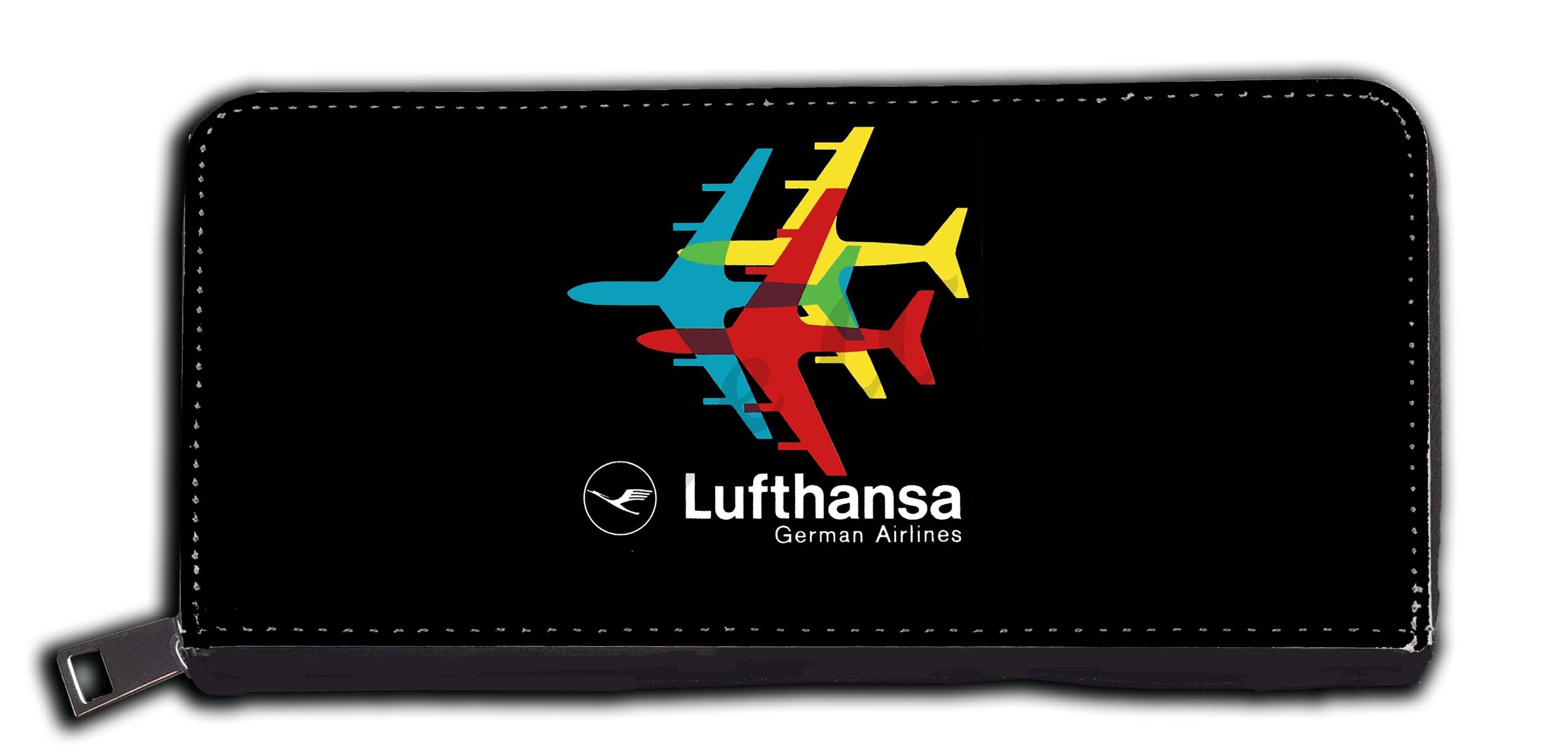 Lufthansa 1970's Vintage Bag Sticker Wallet