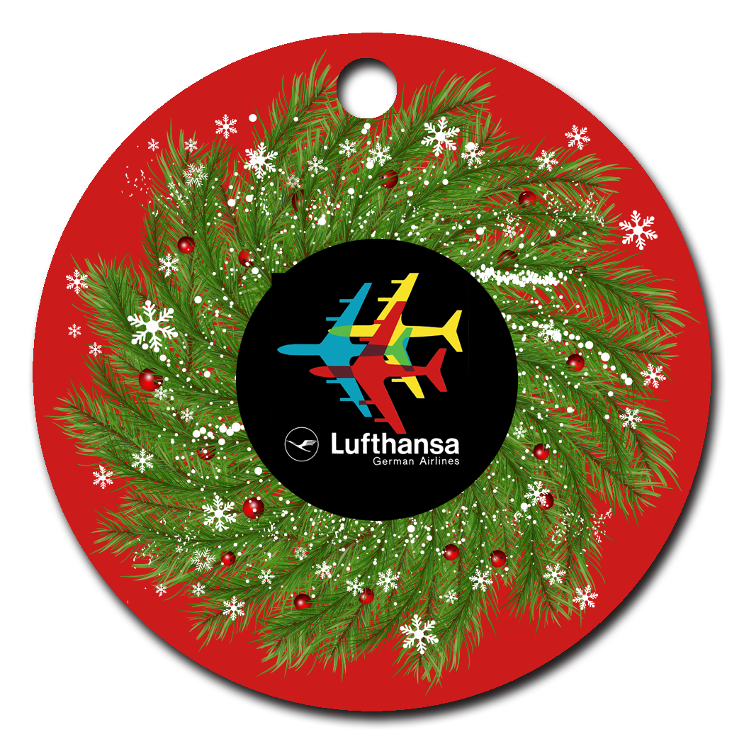 Lufthansa 1970's Logo Ornaments
