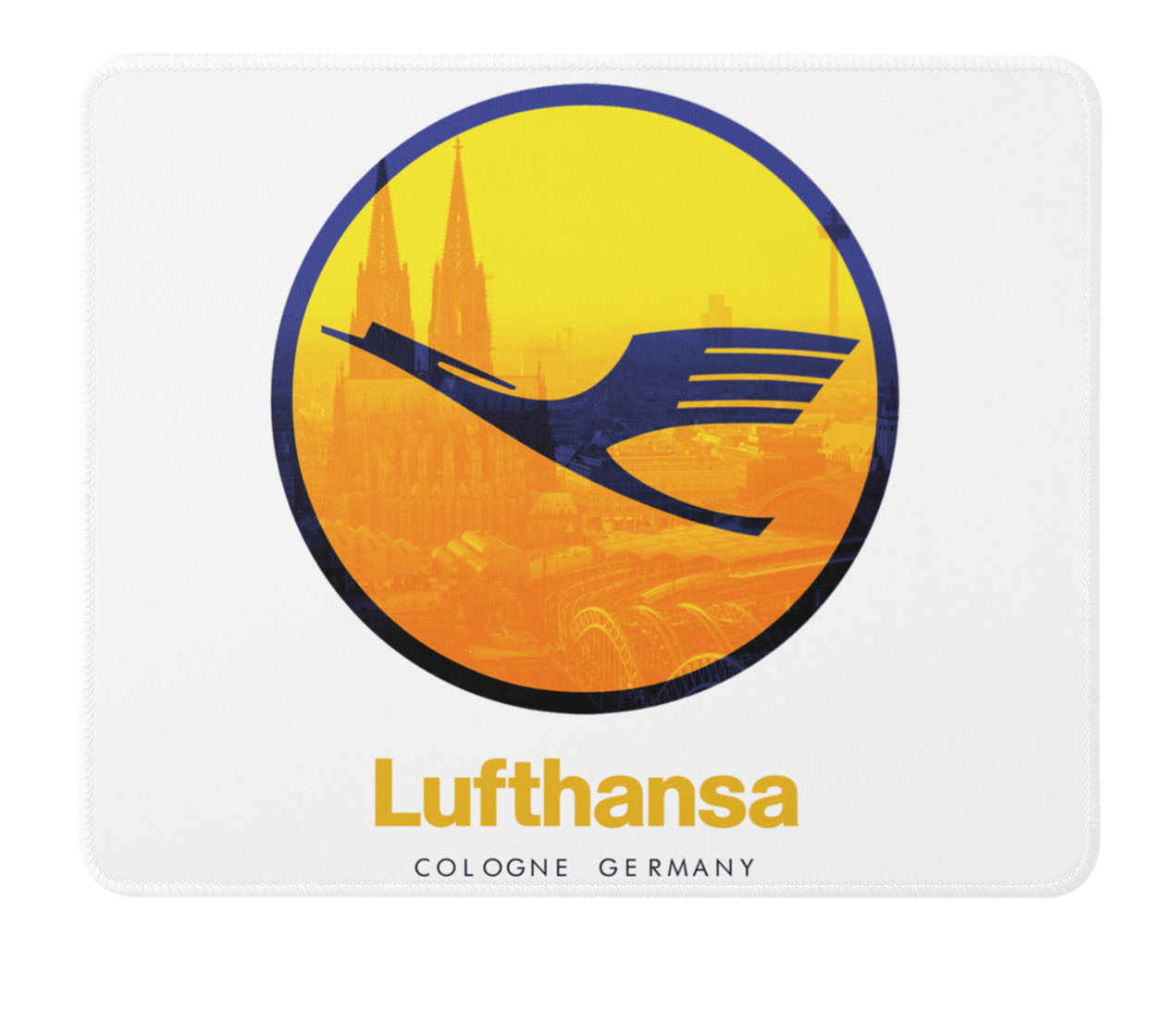 Lufthansa Orgin City - Cologne Germany - Mousepad