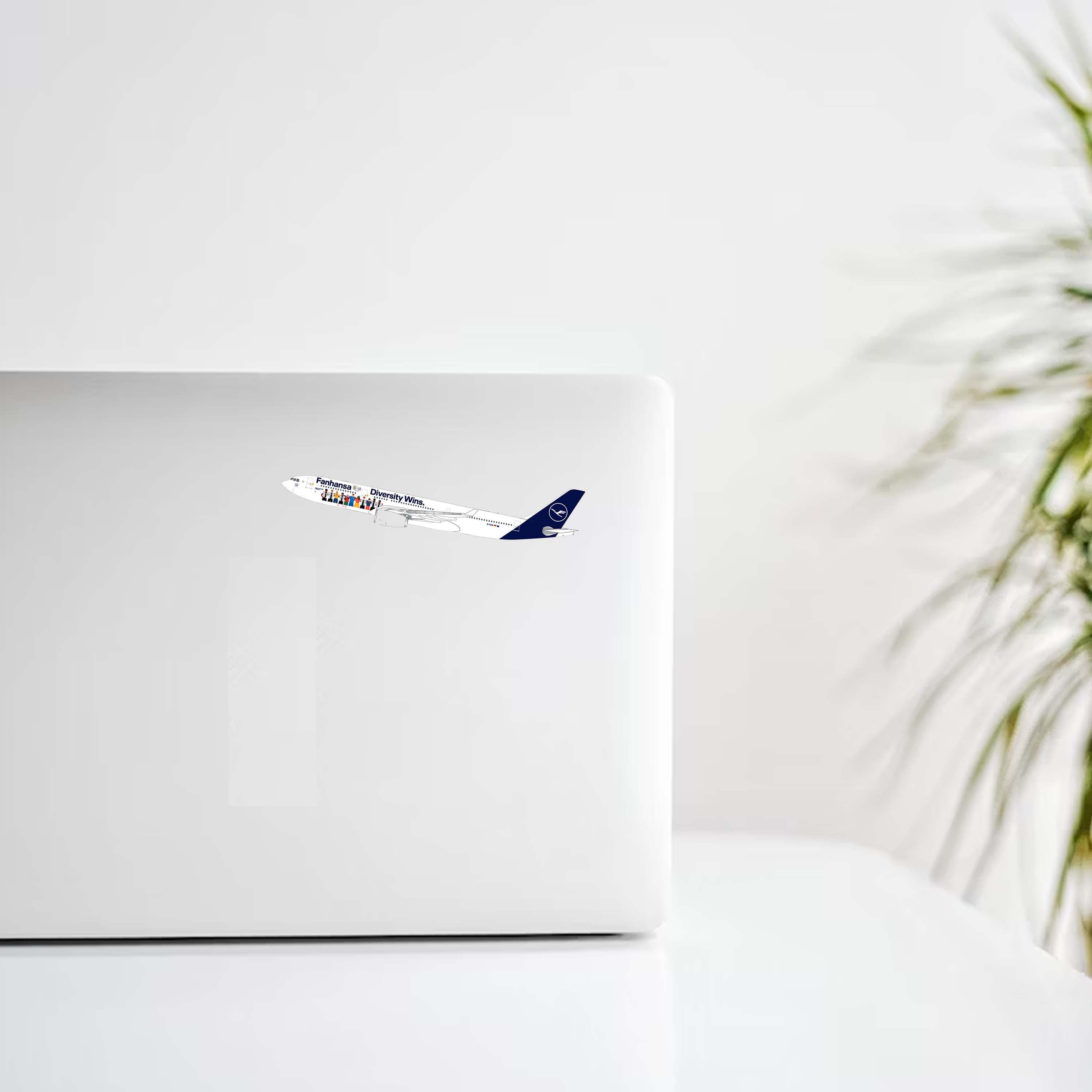 Lufthansa Fanhansa Diversity Decal Stickers