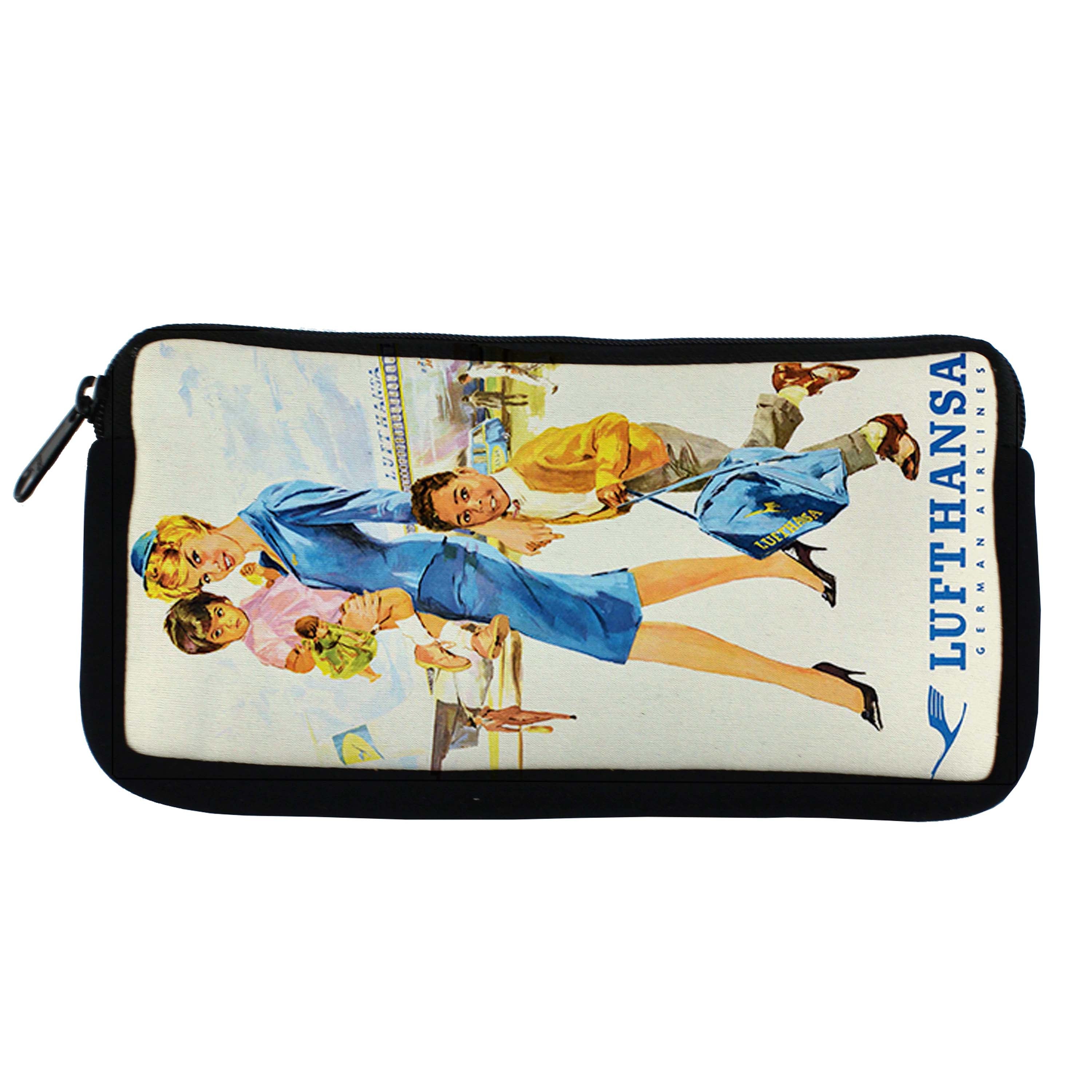 Lufthansa Vintage Poster Travel Pouch
