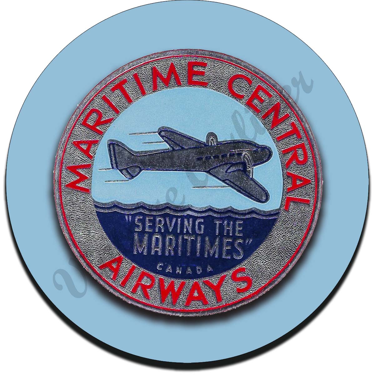 Maritime Century Airways Sandstone Coaster