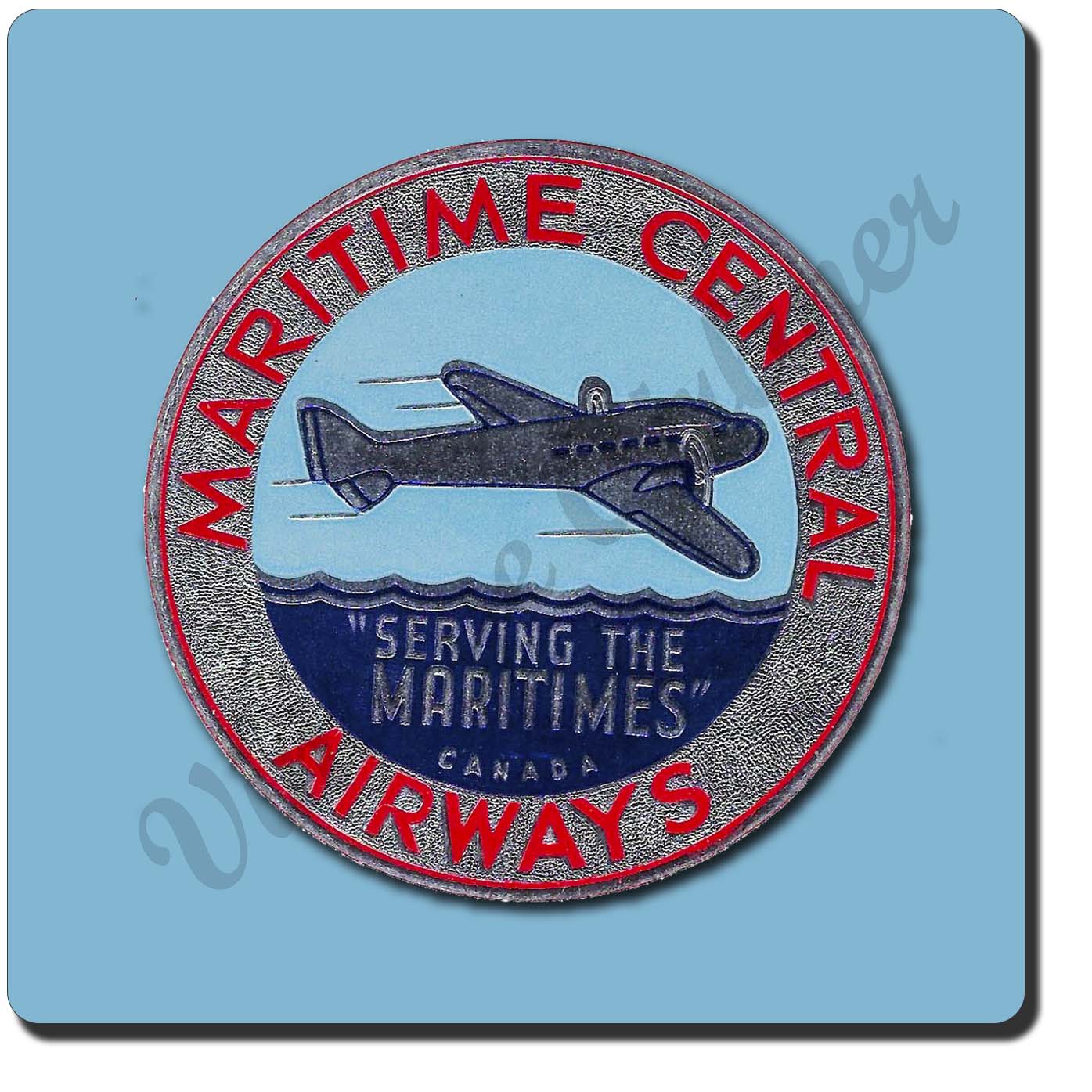 Maritime Century Airways Sandstone Coaster
