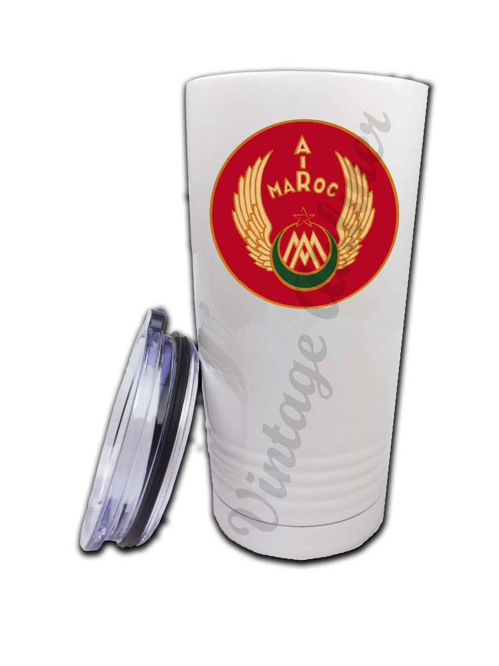 Air Maroc 1940's Bag Sticker Tumbler