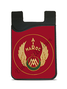 Air Maroc 1940's Bag Sticker Card Caddy