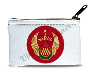Air Maroc 1940's Vintage Bag Sticker Rectangular Coin Purse
