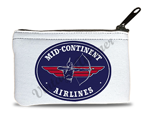Mid-Continent Airlines Logo Rectangular Coin Purse