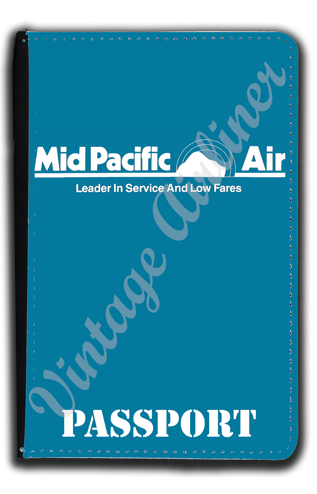 Mid Pacific Airlines Logo Passport Case
