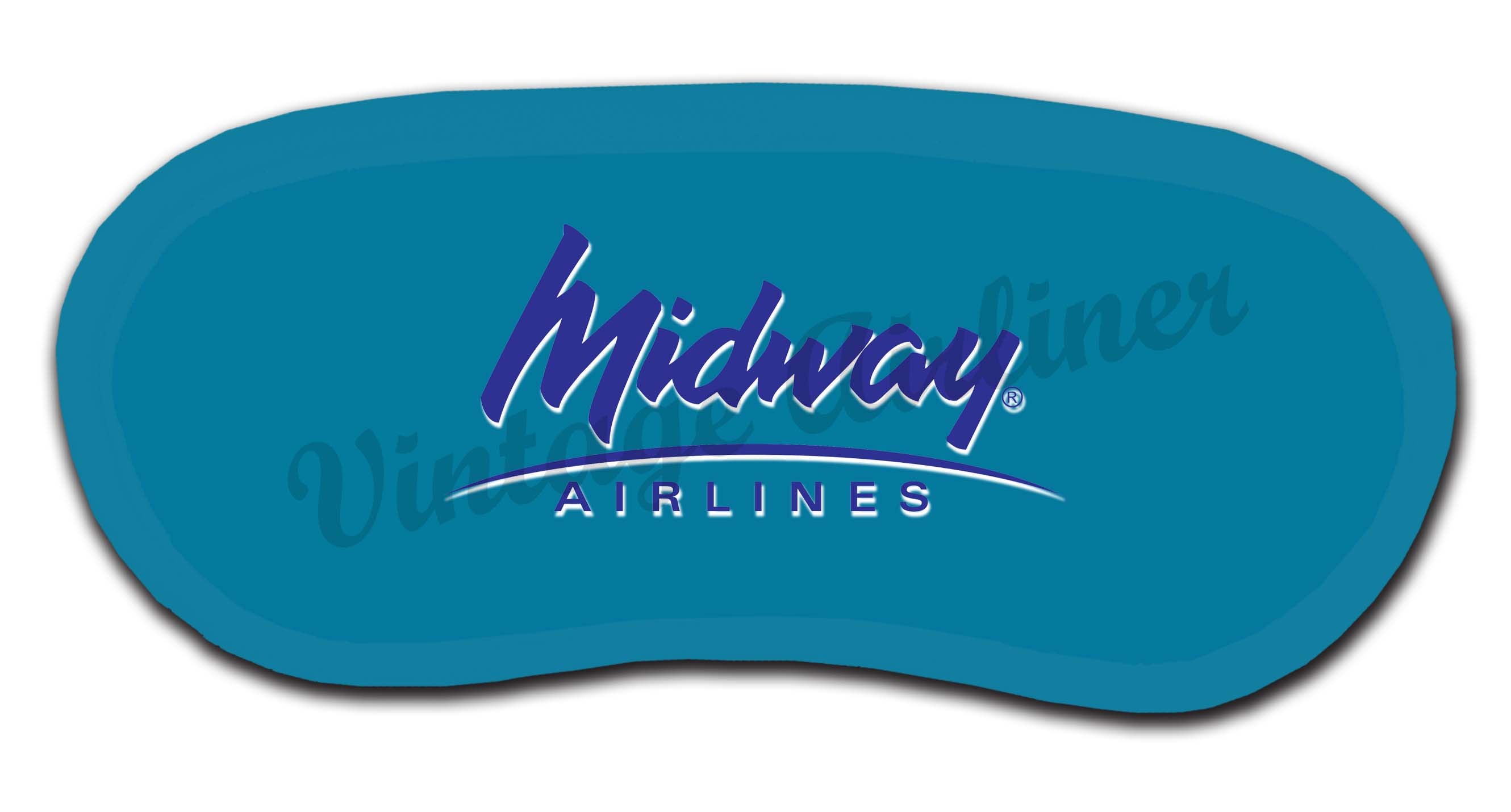 Midway Airlines 1993 Logo Sleep Mask