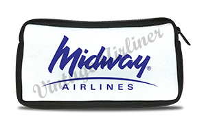 Midway Airlines 1993 Logo Travel Pouch