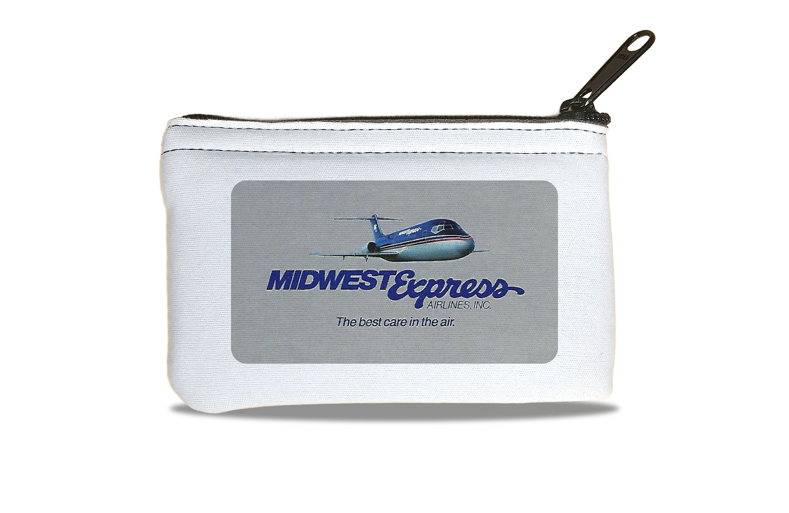 Midwest Express Timetable Cover Bag Sticker Rectangular Coin Purse
