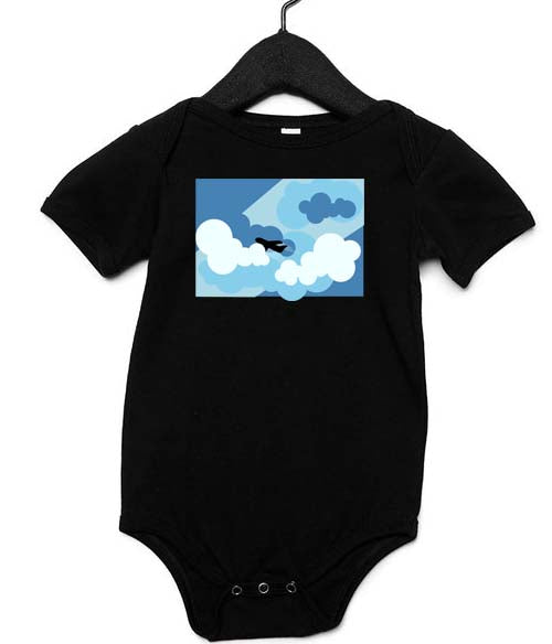 Flying Into The Clouds Infant Onesie
