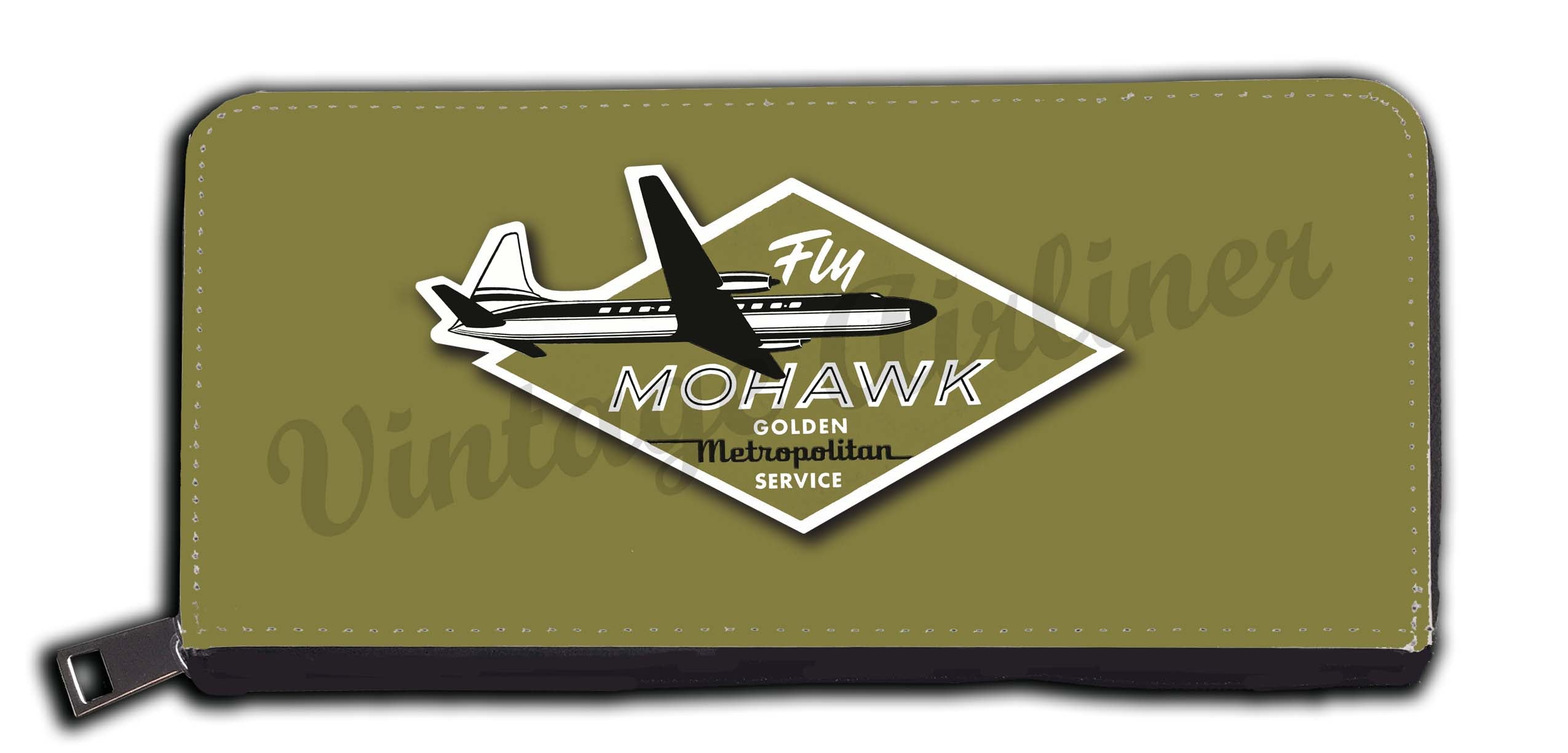 Mohawk Airlines 1950's Bag Sticker Wallet