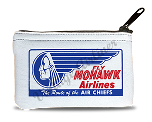 Mohawk Airlines 1940's Bag Sticker Rectangular Coin Purse