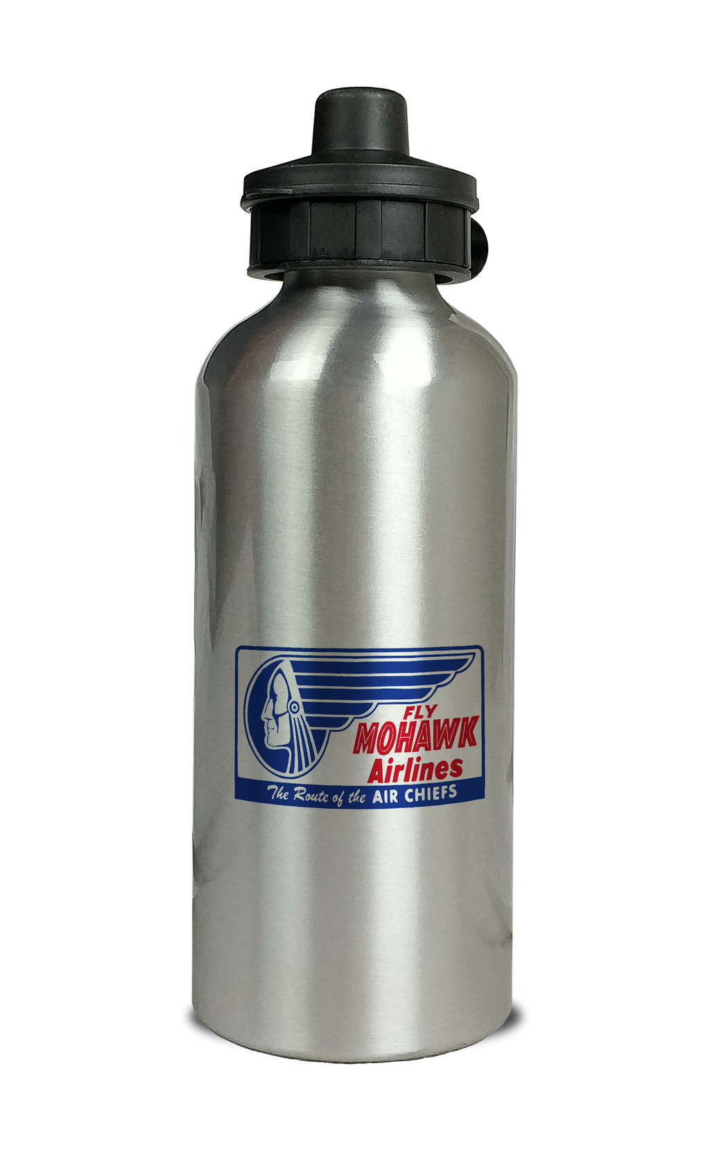 Mohawk Airlines Logo Aluminum Water Bottle