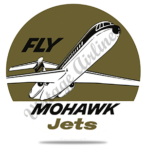 Mohawk Airlines Mohawk Jets Round Sandstone Coaster