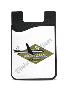 Mohawk Airlines 1950's Fly Mohawk Bag Sticker Card Caddy