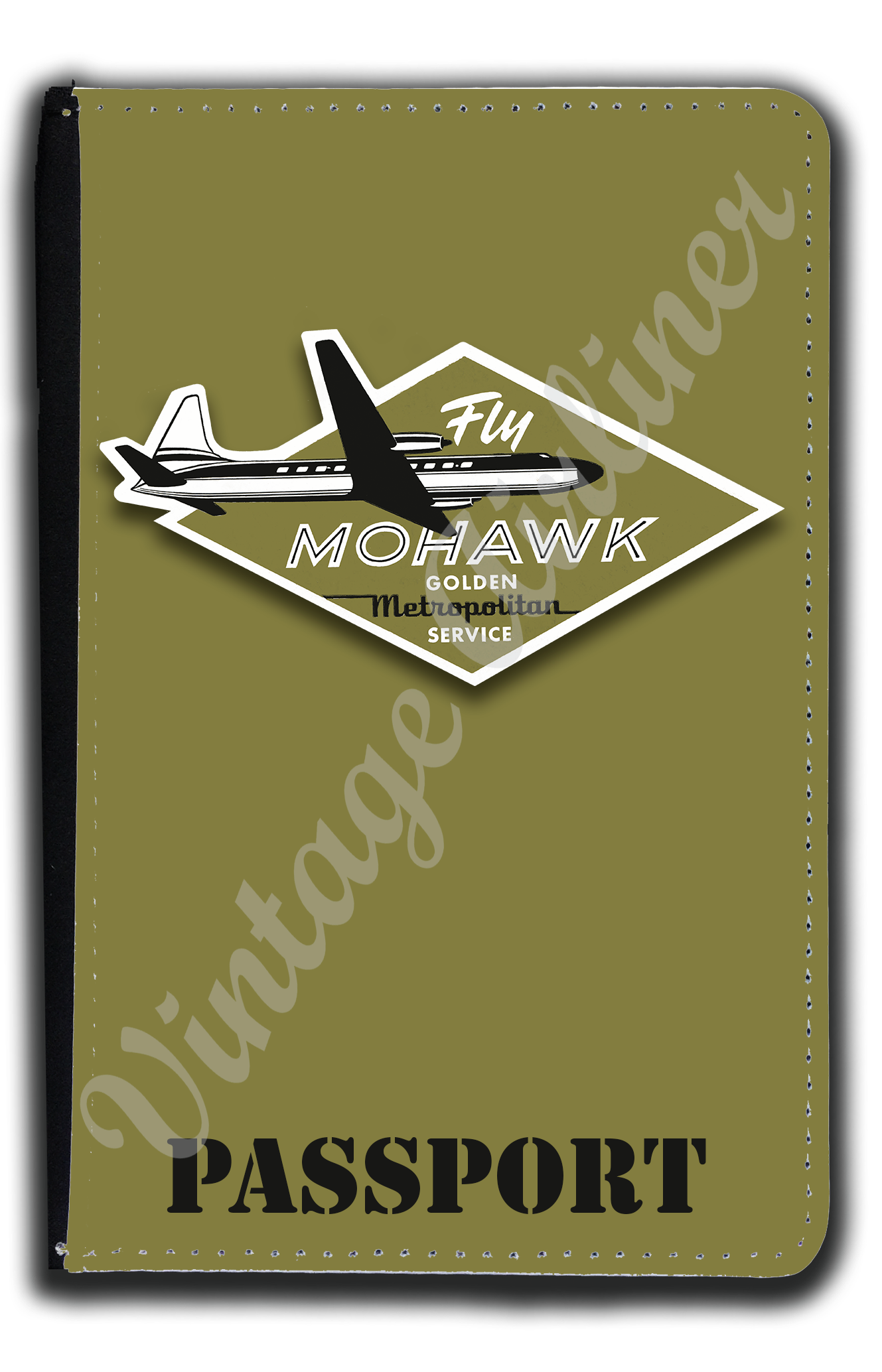 Mohawk Airlines Last Logo Passport Case