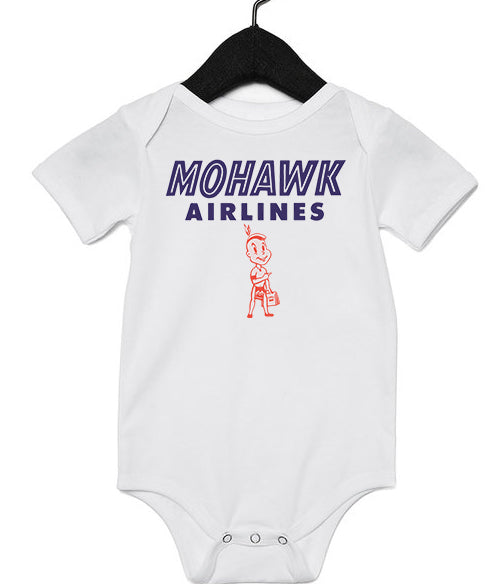 Mohawk Airlines Logo Infant Onesie