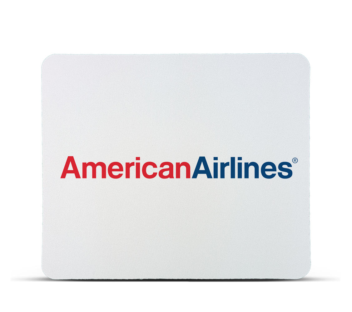 American Airlines in Red and Blue Mousepad