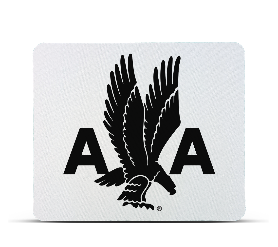 1940's AA Logo in Black Mousepad