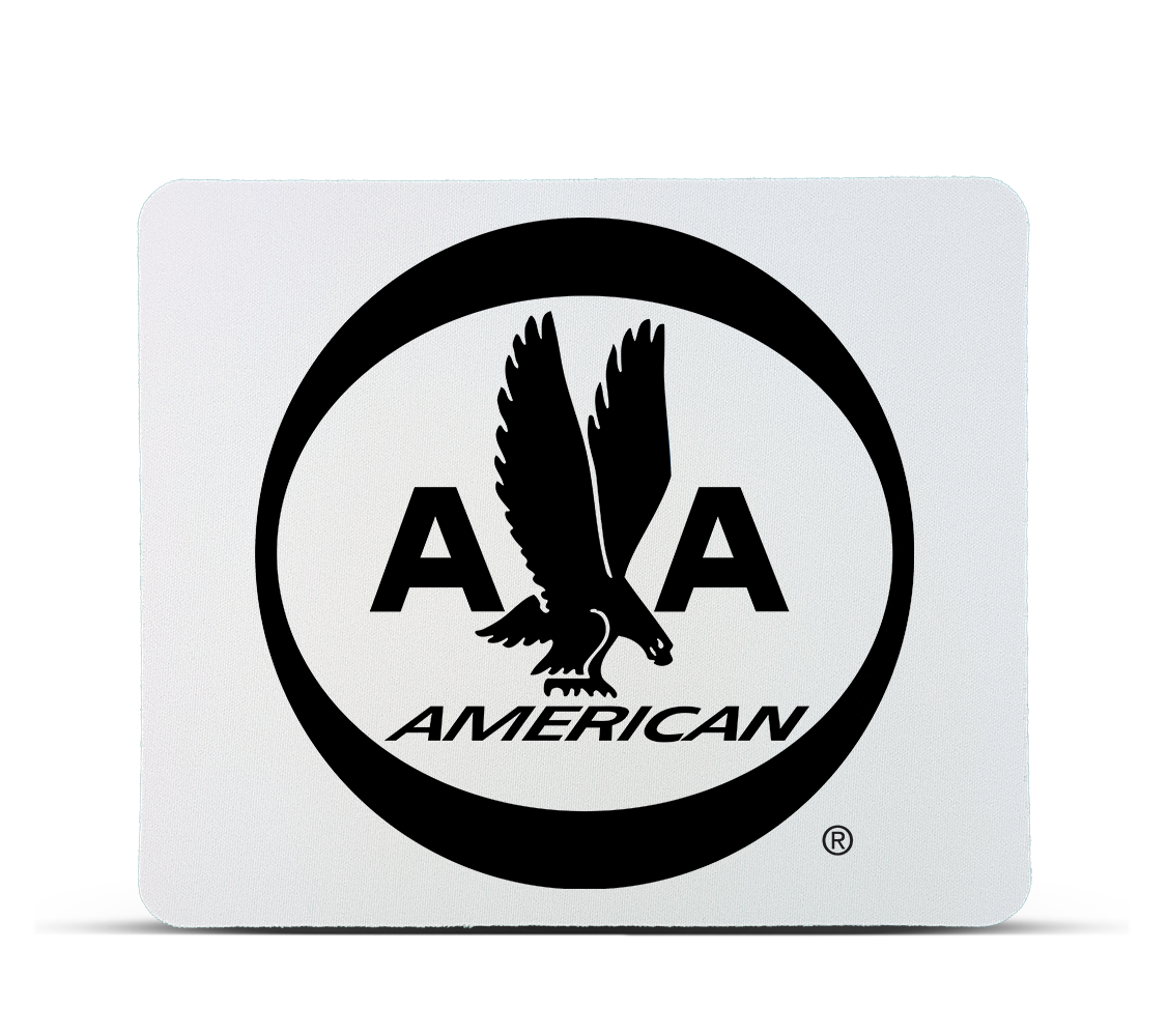 AA 1962 Logo Black Mousepad