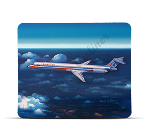 American Airlines DC9 Mousepad by Rick Broome
