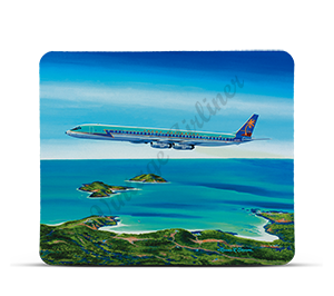Trans Caribbean Airways DC8 Mousepad by Rick Broome