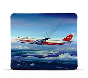 TWA 747 Mousepad by Rick Broome