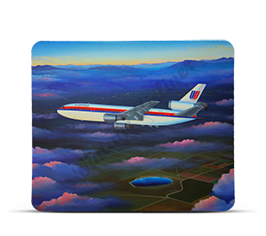 United Airlines DC10 Mousepad by Rick Broome