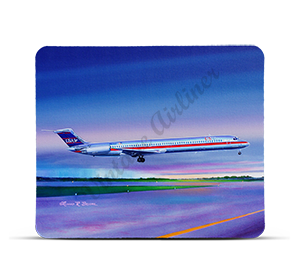US Air DC9 Mousepad by Rick Broome