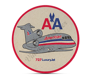 American Airlines Vintage Logo Round Mousepad