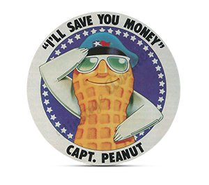 Texas International Captain Peanuts Round Mousepad