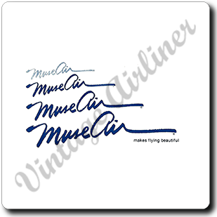Muse Air Logo Square Sandstone Coaster