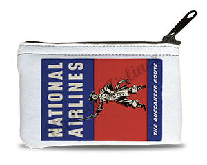 National Airlines 1950's Bag Sticker Rectangular Coin Purse