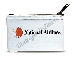 National Airlines Small Logo Rectangular Coin Purse