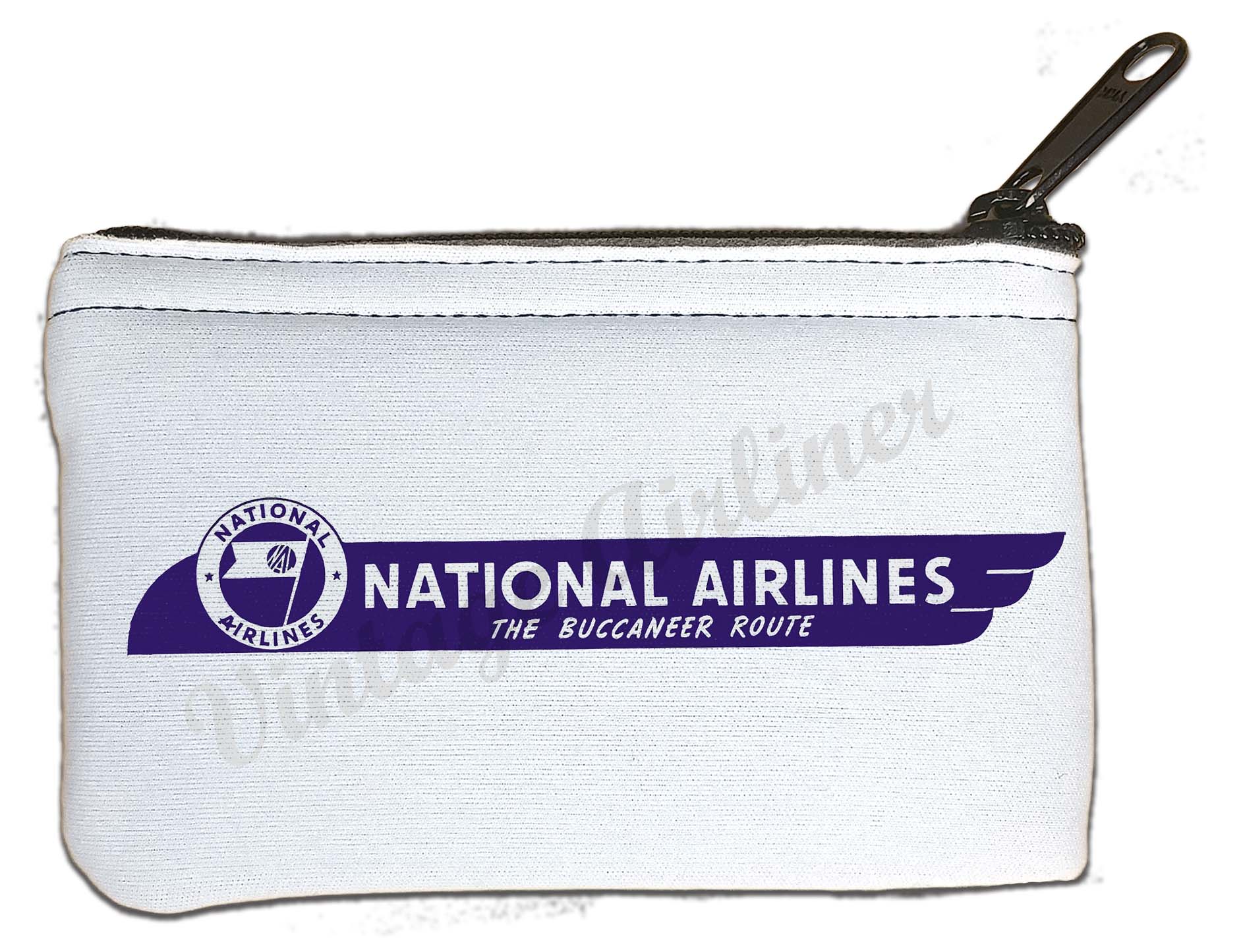 National Airlines The Buccaneer Route Rectangular Coin Purse