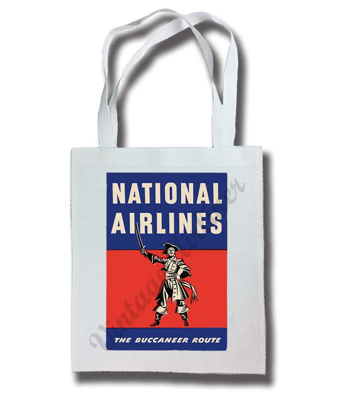 National Airlines 1950's Vintage Tote Bag