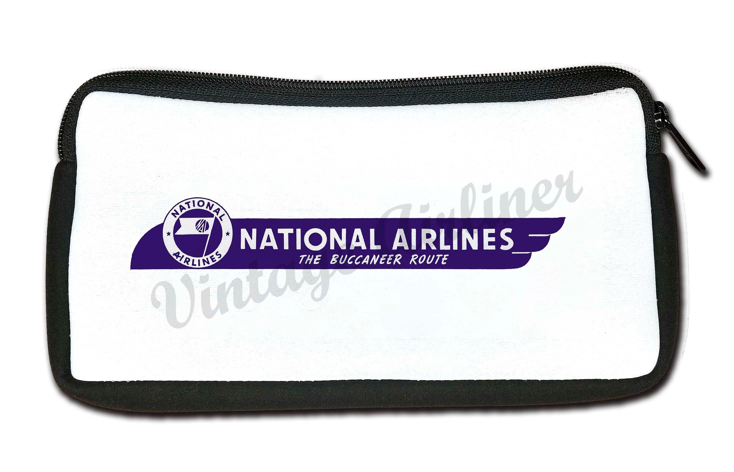 National Airlines The Buccaneer Route Travel Pouch