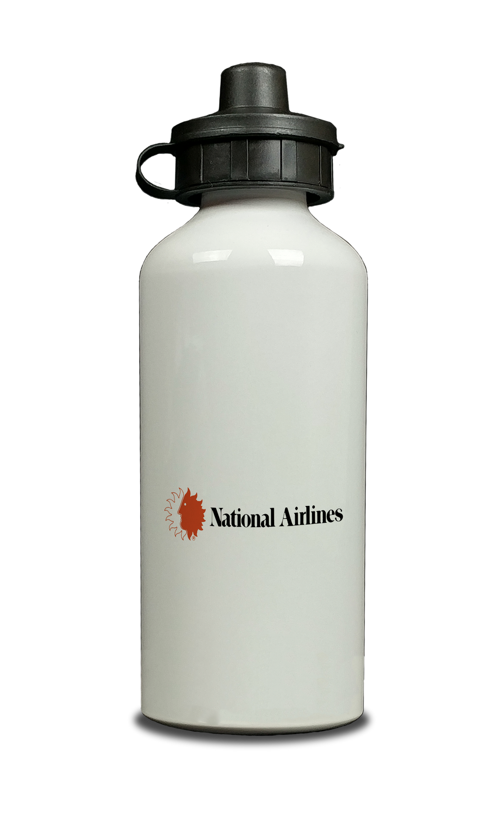 National Airlines Small Logo Aluminum Water Bottle