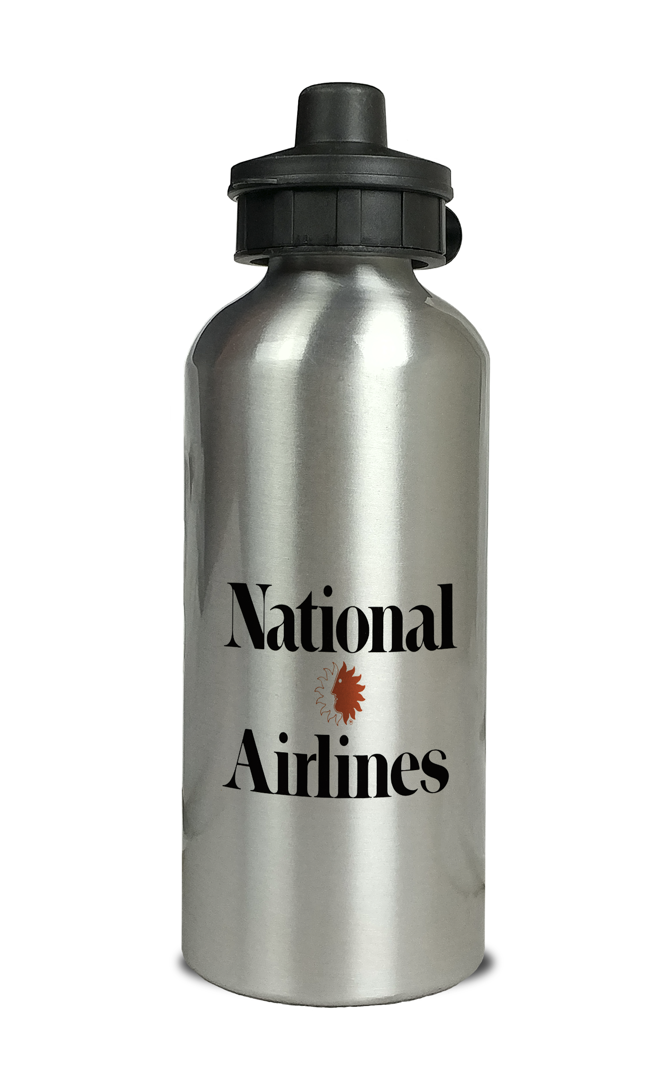 National Airlines Logo Aluminum Water Bottle