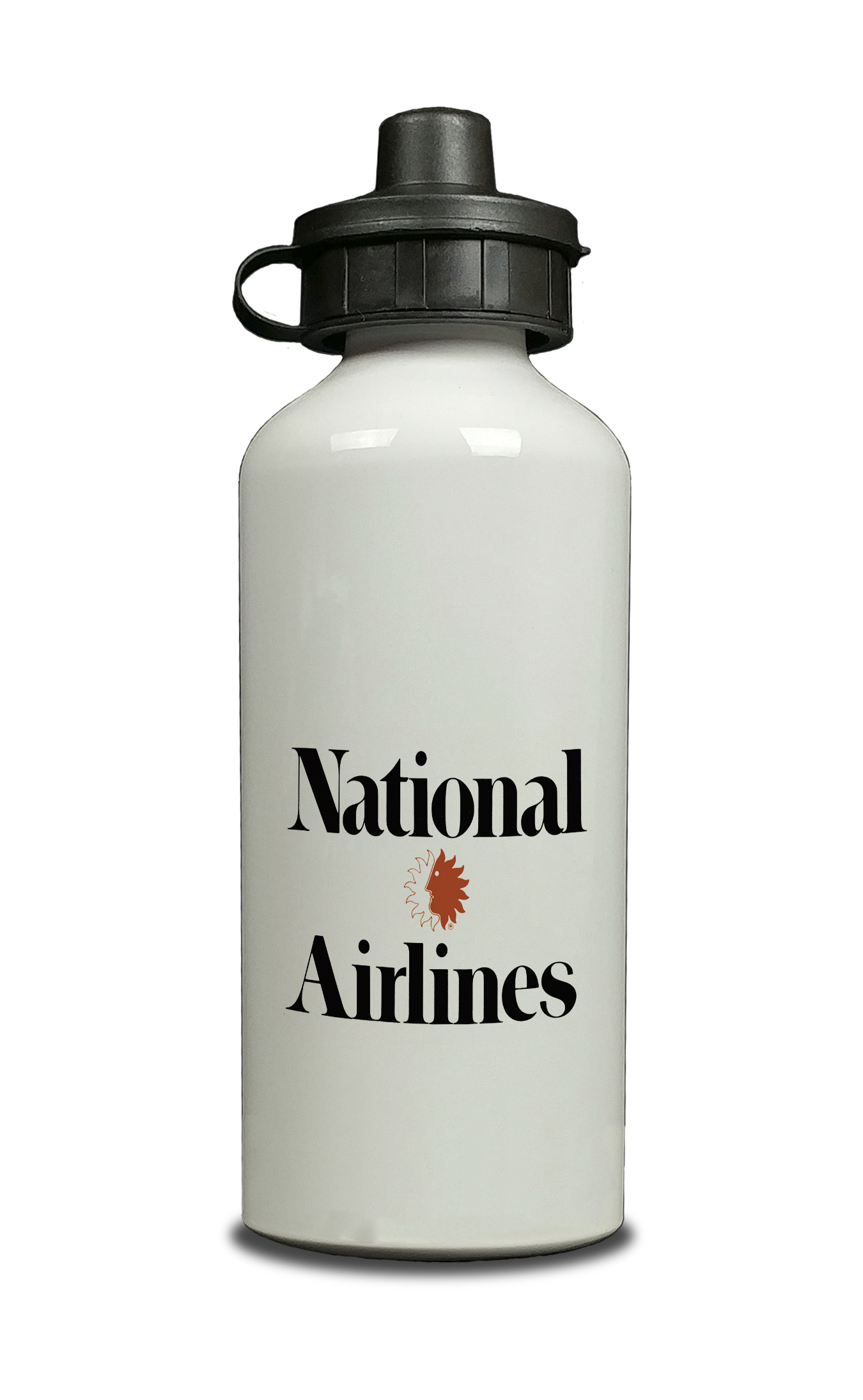 National Airlines Logo Aluminum Water Bottle