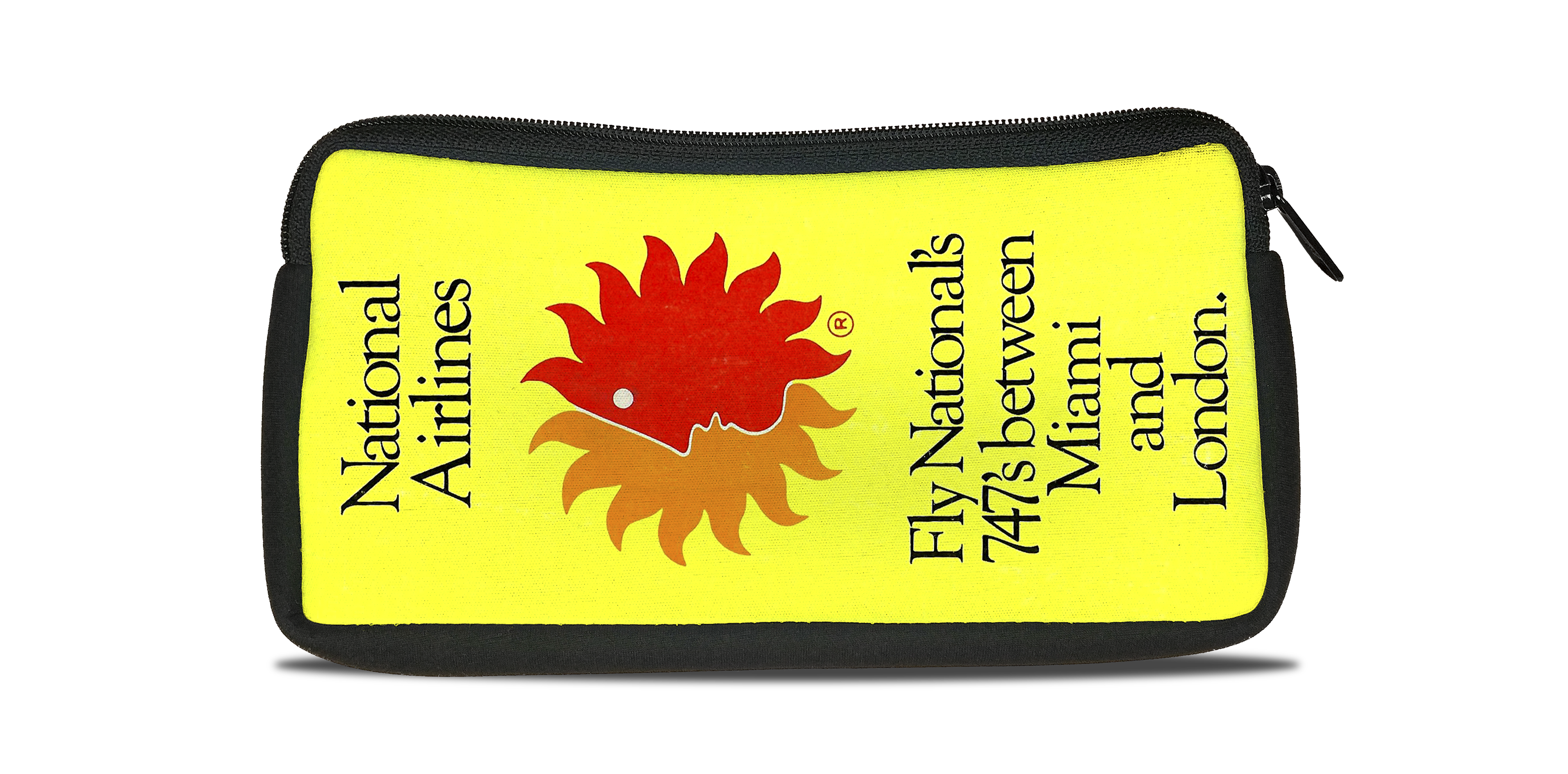 Fly National Airlines Timetable Cover Travel Pouch