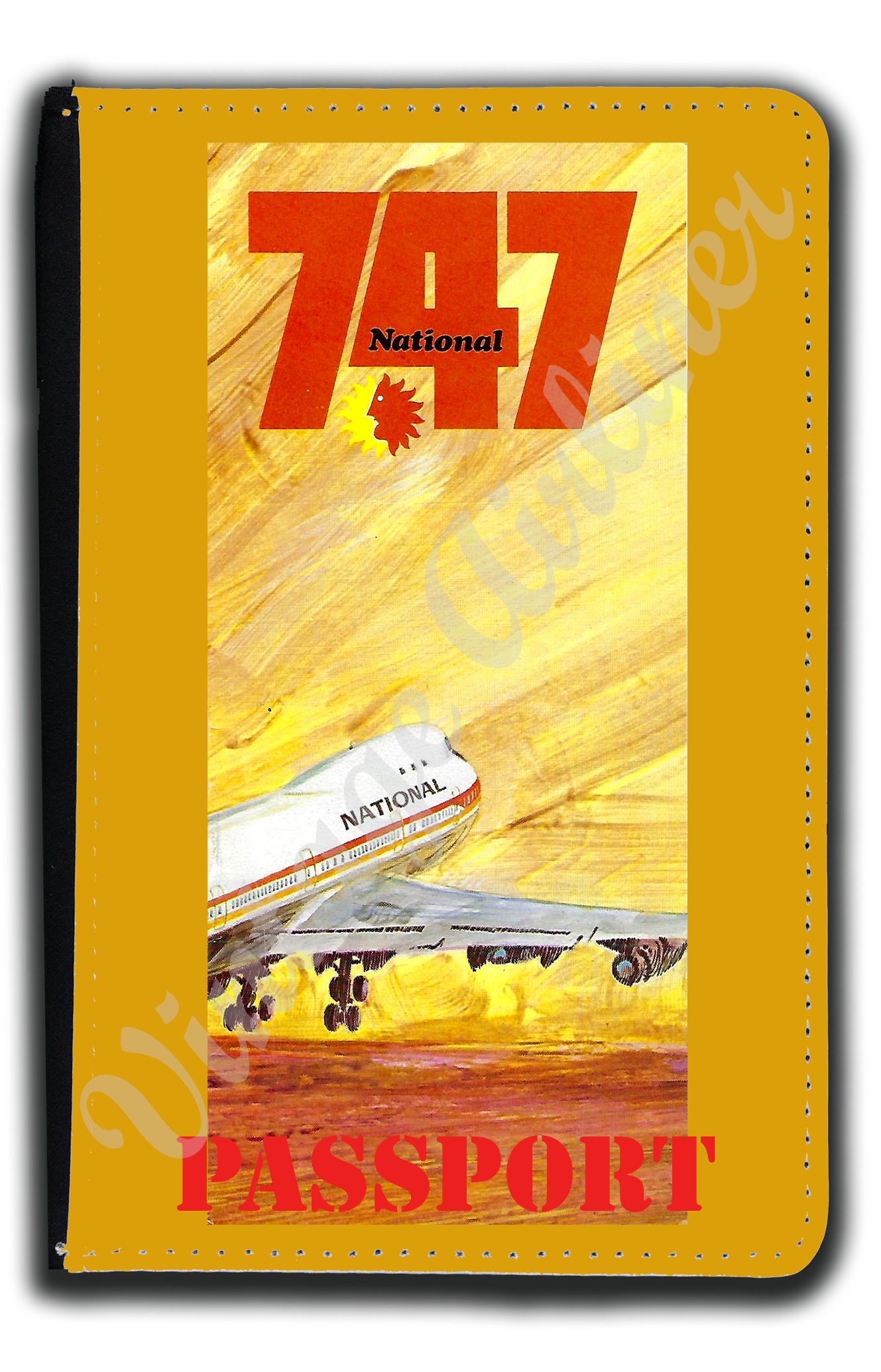 National Airlines 747 Passport Case