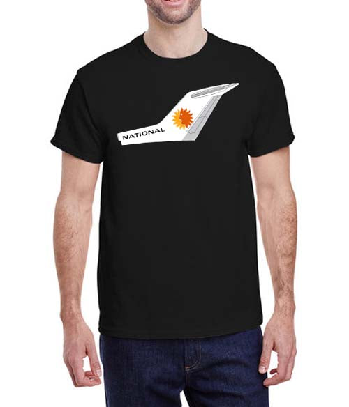 National Airlines Livery Tail T-Shirt