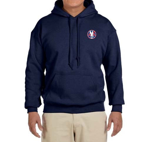 American Airlines 1930's AA Logo Hooded Sweatshirt Embroidered