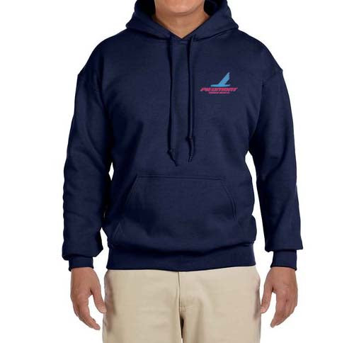 Piedmont Airlines Logo Hooded Sweatshirt Embroidered