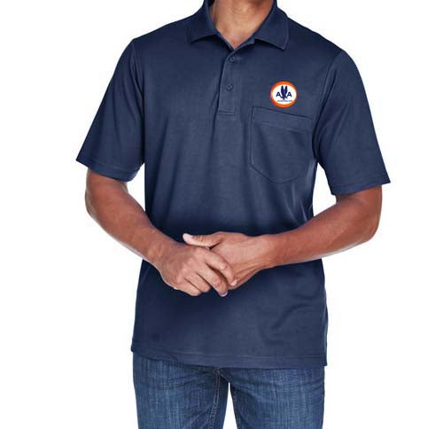 1962 AA Logo Men's Wicking Pocket Polo