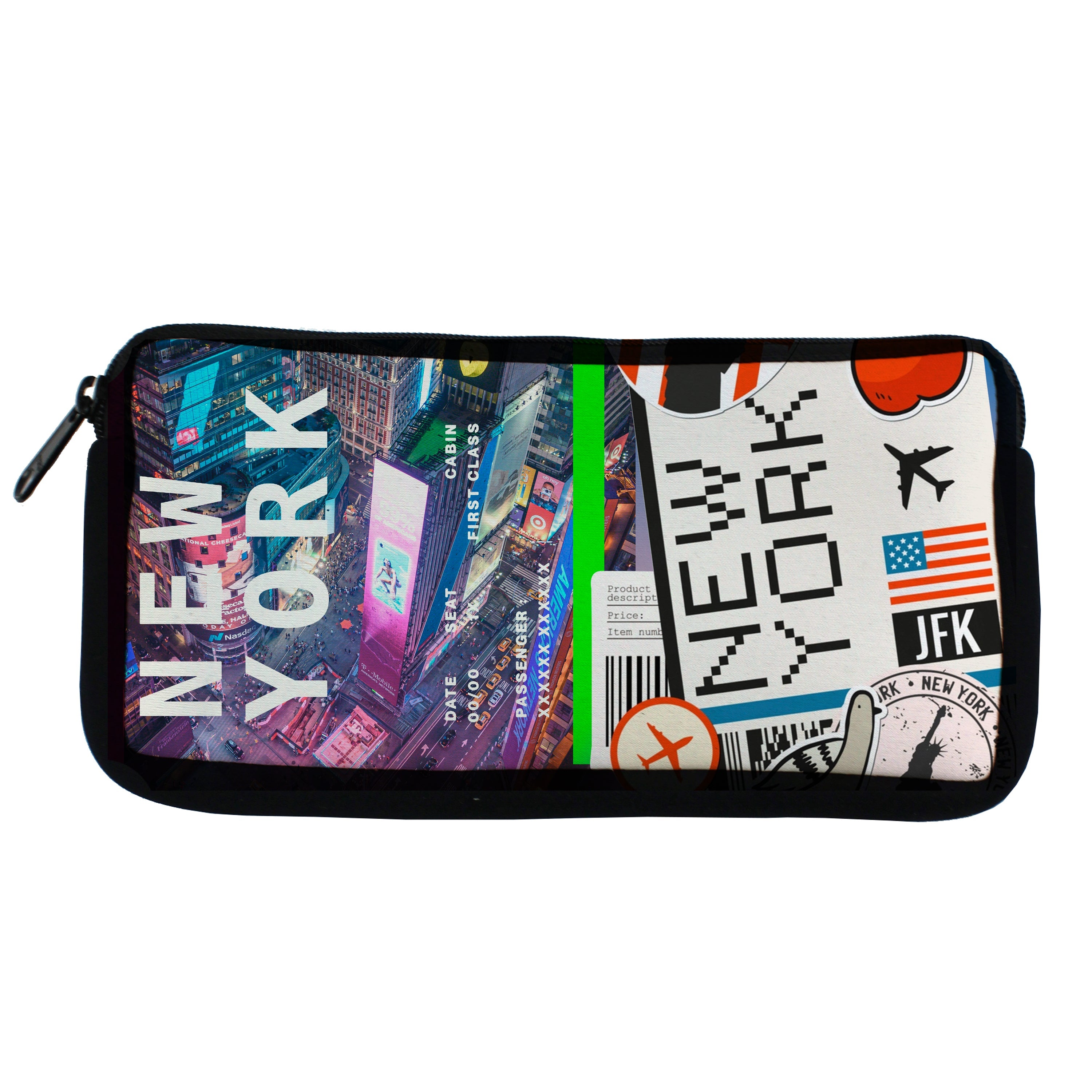 New York First Class Ticket Travel Pouch